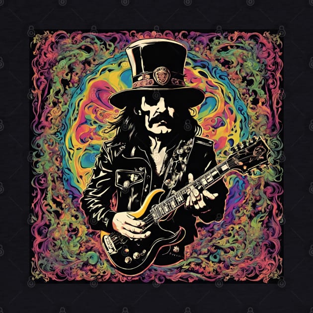 Psychedelic Music Legend Art - Lemmy by Klau